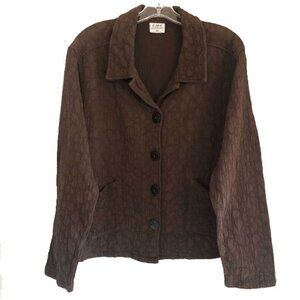 Color Me Cotton CMC Two Pocket Button Front Jacket XL